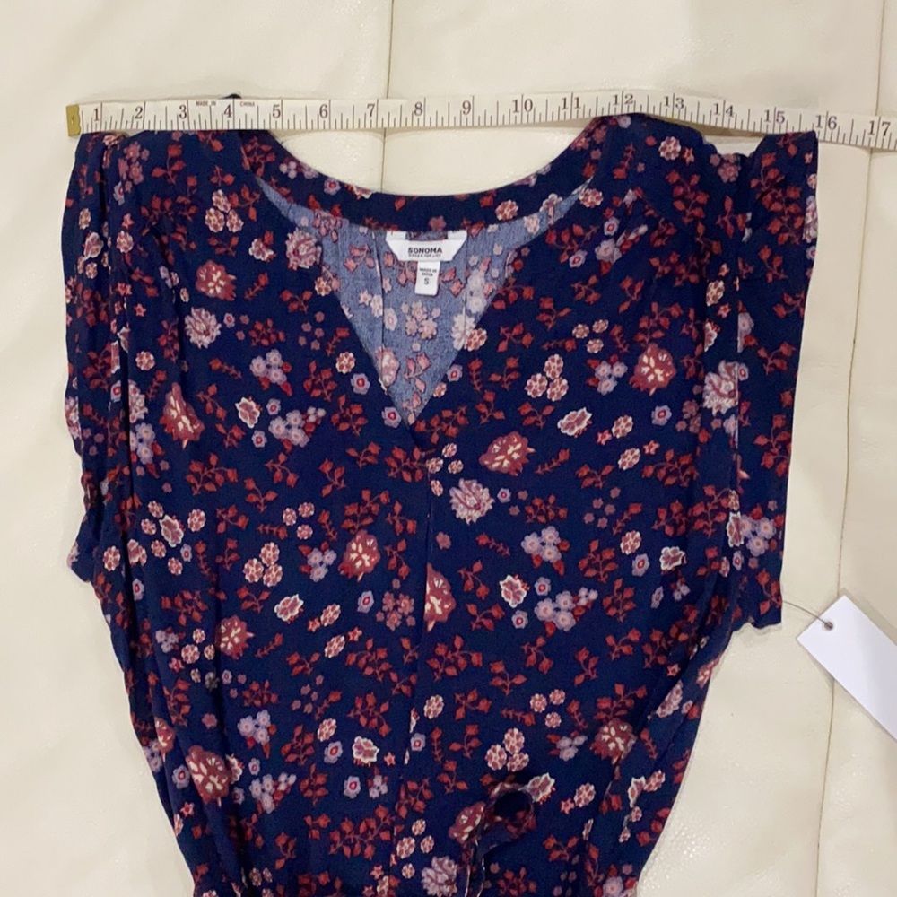 Sonoma floral sun dress Women’s small - Picture 6 of 8